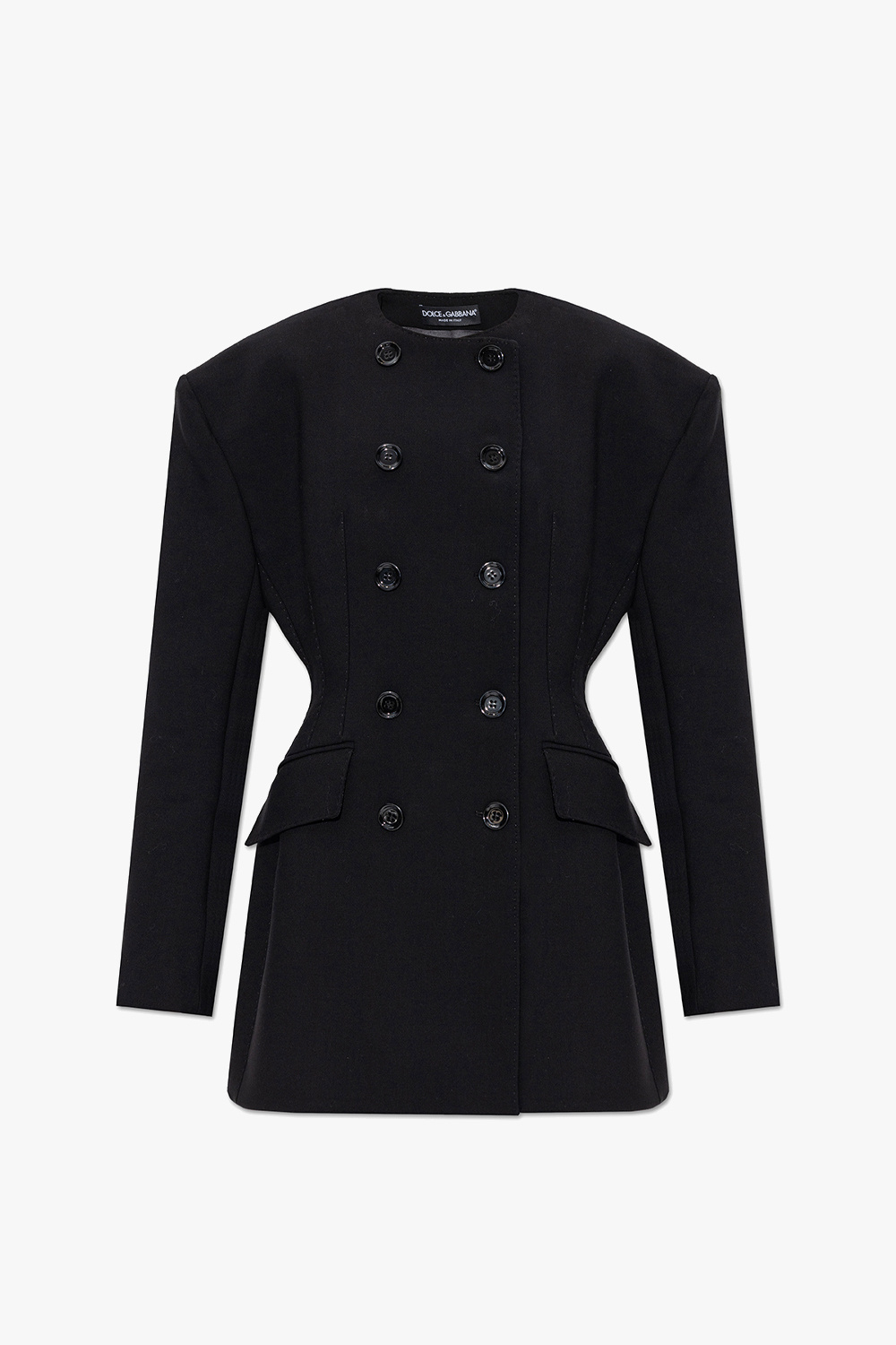 【関税＆送料込み】Dolce & Gabbana Double-Breasted Jacket Double-breasted lamé jacquard tuxedo jacket in Gold for Men